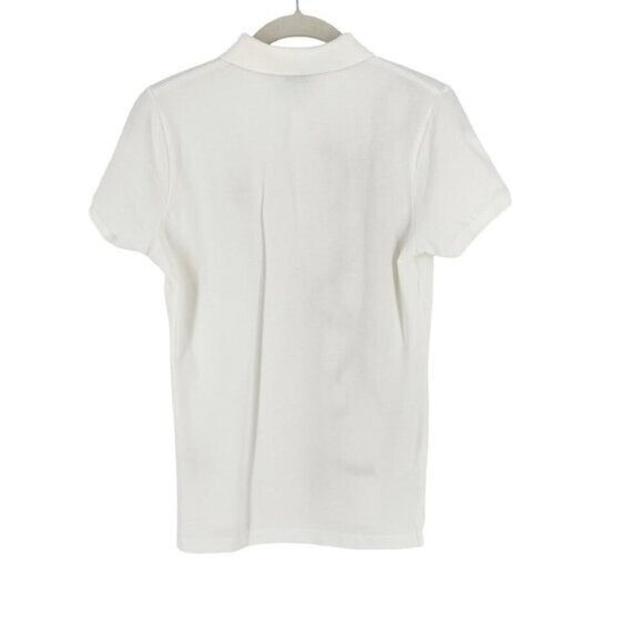 Ralph Lauren Vintage Equestrian Tack Print Horse Logo Polo Shirt Women's Small - Picture 2 of 8